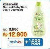 Promo Harga Konicare Natural Baby Bath 2 in 1 200 ml - Indomaret