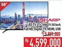 Promo Harga SHARP 2T-C50AD1i Full-HD 50"  - Hypermart