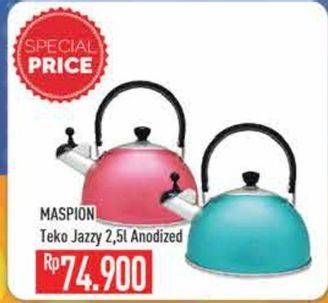 Promo Harga MASPION Teko Jazzy Anodized  - Hypermart