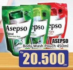 Promo Harga ASEPSO Body Wash Original, Hygienic Fresh, Moisture Care 450 ml - Hari Hari