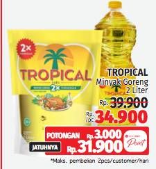 Promo Harga Tropical Minyak Goreng  - LotteMart