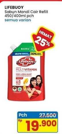 Promo Harga Lifebuoy Body Wash All Variants 400 ml - Indomaret
