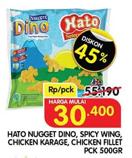 Promo Harga Hato Nugget/Spicy Wing/Karage/Chicken Fillet  - Superindo