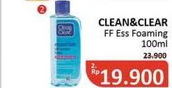 Promo Harga CLEAN & CLEAR Fruit Essential Facial Cleanser 100 ml - Alfamidi