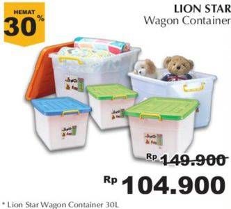 Promo Harga LION STAR Wagon Container 30000 ml - Giant