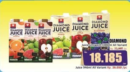 Promo Harga Diamond Juice All Variants 946 ml - Hari Hari