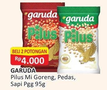 Promo Harga Garuda Snack Pilus Mie Goreng, Pedas, Sapi Panggang 95 gr - Alfamart