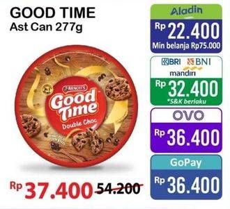 Promo Harga Good Time Chocochips Assorted Cookies Tin 277 gr - Alfamart