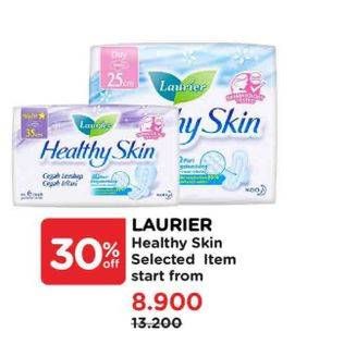 Promo Harga Laurier Healthy Skin Night Wing 35cm, Day Wing 25cm 6 pcs - Watsons