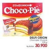 Promo Harga DELFI Orion Choco Pie 12 pcs - LotteMart