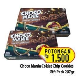 Promo Harga Choco Mania Choco Chip Cookies 207 gr - Hypermart