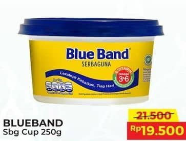 Promo Harga Blue Band Margarine Serbaguna 250 gr - Alfamart