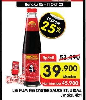 Promo Harga Lee Kum Kee Oyster Sauce 510 ml - Superindo
