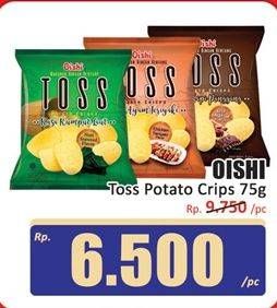 Promo Harga Oishi Toss Potato Crips 75 gr - Hari Hari