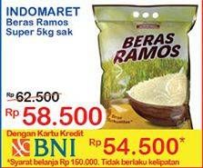 Promo Harga Indomaret Beras Ramos Super 5 kg - Indomaret