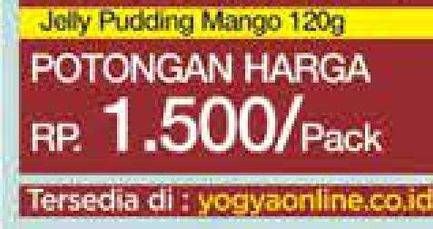 Promo Harga WONG COCO Pudding Mango Puree 120 gr - Yogya