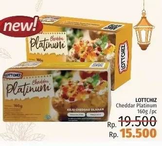 Promo Harga LOTTCHIZ Cheddar 160 gr - LotteMart