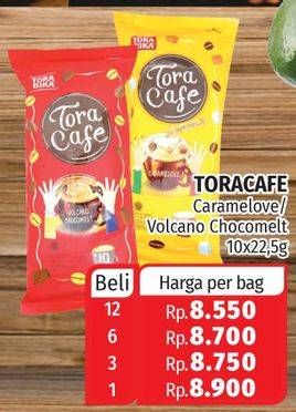 Promo Harga Torabika Toracafe Caramelove, Volcano Chocomelt per 10 sachet 22 gr - Lotte Grosir
