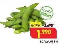 Promo Harga Edamame TW per 100 gr - Superindo