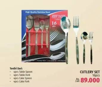 Promo Harga Cutlery Set  - LotteMart