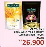 Promo Harga PALMOLIVE Shower Gel Milk Honey, Luminous Oils 400 ml - Alfamidi