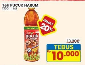 Promo Harga Teh Pucuk Harum Minuman Teh Jasmine 1360 ml - Indomaret