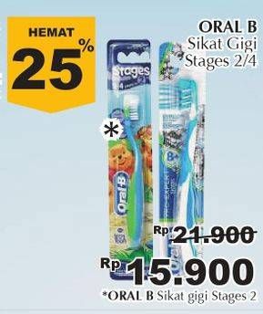 Promo Harga ORAL B Toothbrush Stages For Kid Stages 2  - Giant