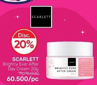 Promo Harga Scarlett Brightly Ever After Cream Day 20 gr - Guardian