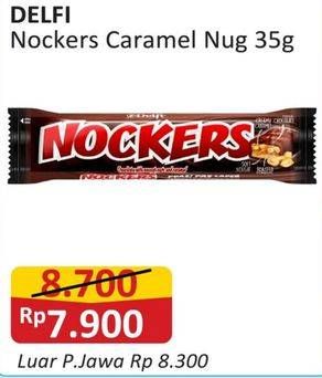Promo Harga Delfi Nockers Chocolate 35 gr - Alfamart