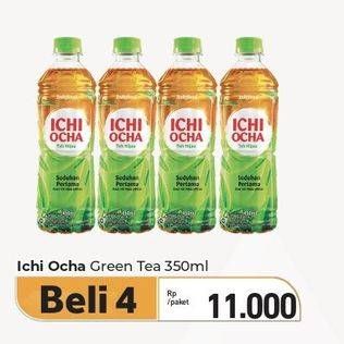 Promo Harga Ichi Ocha Minuman Teh Green Tea 350 ml - Carrefour