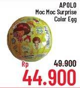 Promo Harga APOLO Moc Moc Suprise Color Egg  - Alfamidi