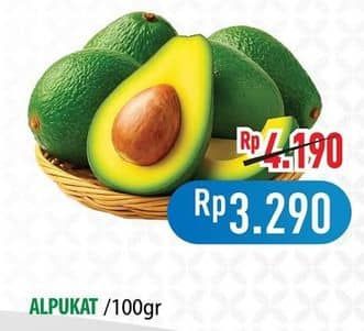 Promo Harga Alpukat per 100 gr - Hypermart