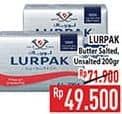 Promo Harga Lurpak Butter Unsalted, Salted Lactic 82%, Salted Spreadable Light 200 gr - Hypermart