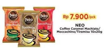 Promo Harga Neo Coffee Caramel Machiato/ Moccachino/ Tiramisu  - Indomaret