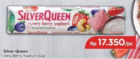 Promo Harga SILVER QUEEN Chocolate Very Berry Yoghurt 62 gr - TIP TOP