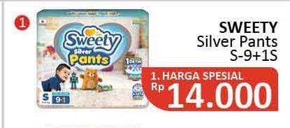 Promo Harga Sweety Silver Pants S9+1 10 pcs - Alfamidi