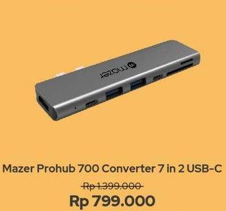Promo Harga MAZER Converter 7 in 2  - iBox