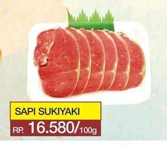 Promo Harga Sapi Sukiyaki per 100 gr - Yogya