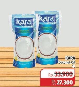 Promo Harga KARA Coconut Oil 1 ltr - Lotte Grosir