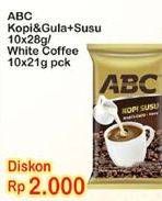 Promo Harga ABC Kopi per 10 sachet 31 gr - Indomaret