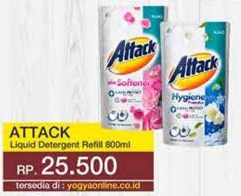 Promo Harga Attack Detergent Liquid 800 ml - Yogya