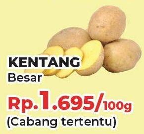 Promo Harga Kentang Besar per 100 gr - Yogya