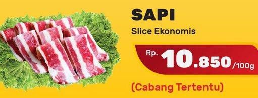 Promo Harga Daging Sapi Slice per 100 gr - Yogya