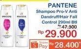 Promo Harga PANTENE Shampoo Anti Dandruff, Hair Fall Control 290 ml - Indomaret