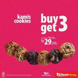 Promo Harga Kamis Cookies  - Richeese Factory