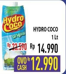 Promo Harga HYDRO COCO Minuman Kelapa Original 1000 ml - Hypermart