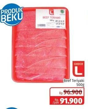 Promo Harga CHOICE L Beef Short Plate Teriyaki 500 gr - Lotte Grosir