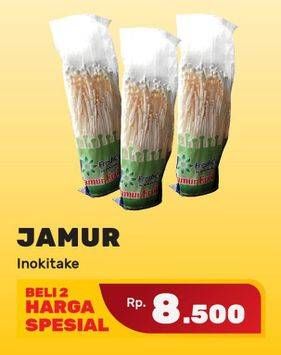 Promo Harga Jamur Inokitake (Jamur Enokitake) per 2 bungkus - Yogya