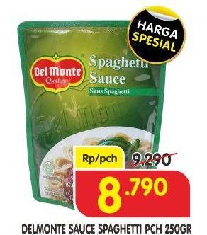 Promo Harga DEL MONTE Cooking Sauce Spaghetti 250 gr - Superindo