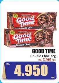 Promo Harga Good Time Cookies Chocochips Double Choc 72 gr - Hari Hari